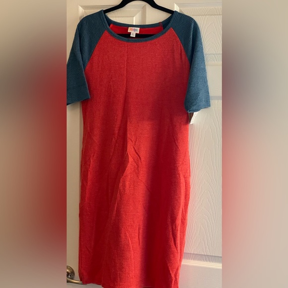 LuLaRoe Julia Raglan Dress - Picture 1 of 3